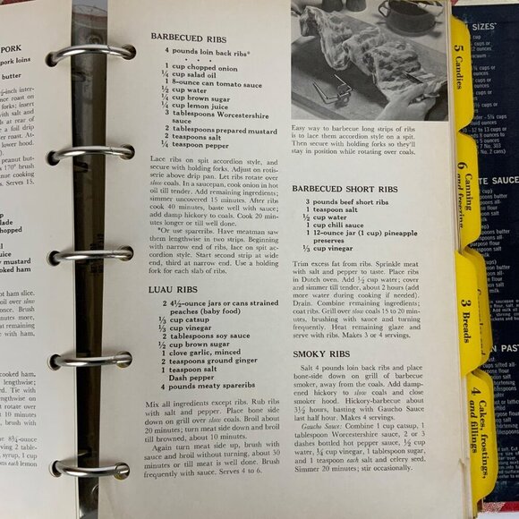 Better Homes & Gardens New Cook Book 1969 Ring Binder 2nd Printing Hardcover USA - Picture 6 of 16